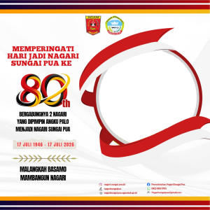 Hari jadi Nagari Sungai Pua ke 80 Tahun