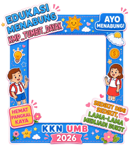 Bingkai edukasi menabung