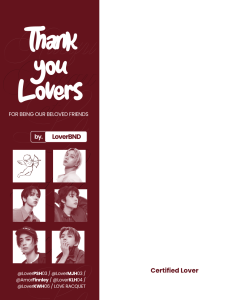 bye, Lovers!