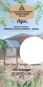 ACARA PERESMIAN ASRAMA IKATAN PELAJAR DAN MAHASISWA/I YUKASE KOTA/KAB.SORONG