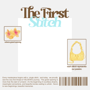 The First Stitch ✦