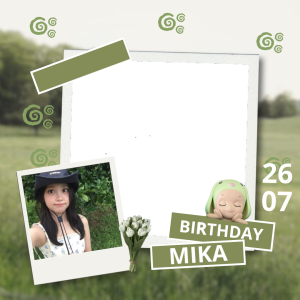 Birthday my mine Mika 🫰