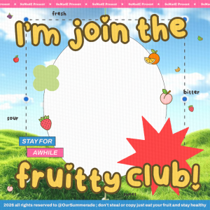 Join The Fruitty Club.
