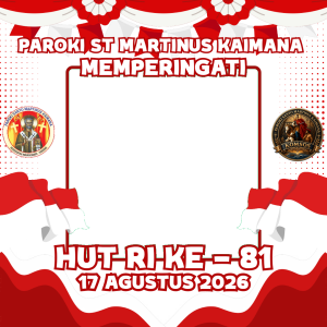 Hut RI 81  (Paroki St Martinus Kaimana )