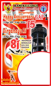 HUT GAP 1 & DIRGAHAYU RI