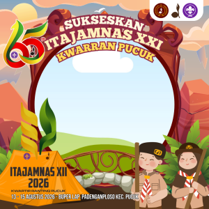 Bingkai hari Pramuka ITAJAMNAS 2026
