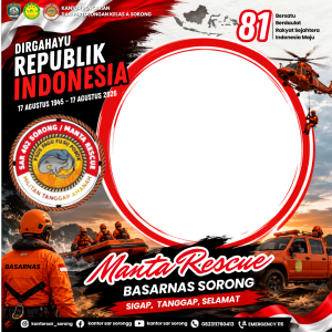 MANTA RESCUE Bingkai HUT RI