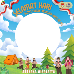 Bingkai HUT Pramuka 2026