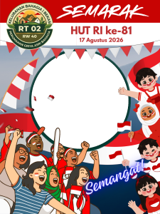 Bingkai HUT RI81 RT02