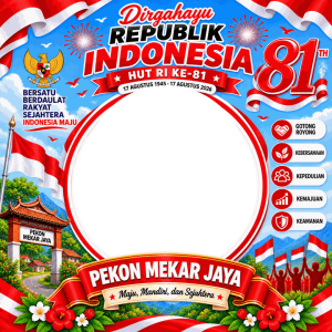 HUT RI KE 81. PEKON MEKAR JAYA