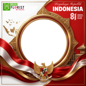 BALIKU FLORIST BINGKAI HUT RI 81