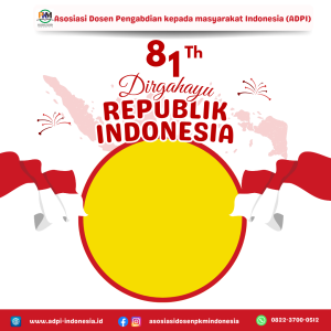 Bingkai HUT ke-81 Republik Indonesia – ADPI